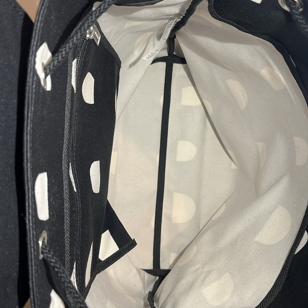 NWT Marimekko Italia Erika Backpack - Black/White - Picture 7 of 16